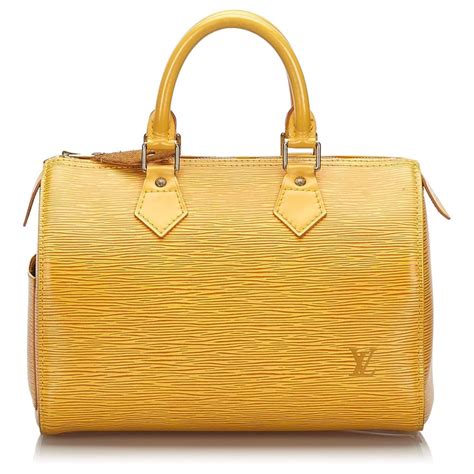 louis vuitton yellow epi bag|Louis Vuitton epi speedy.